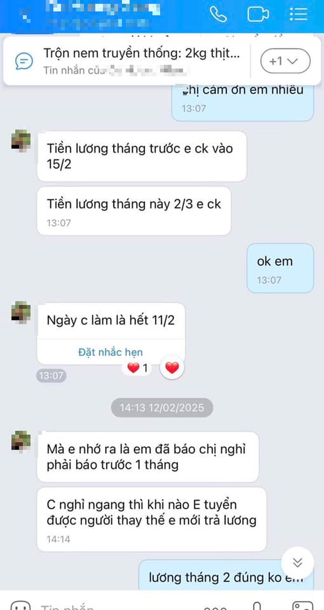 Chủ quán phở bị tố chèn ép nhân viên gây bức xúc: Nghỉ việc trừ "âm" lương, 5 sấp bánh tráng bồi thường 1,6 triệu?- Ảnh 1.