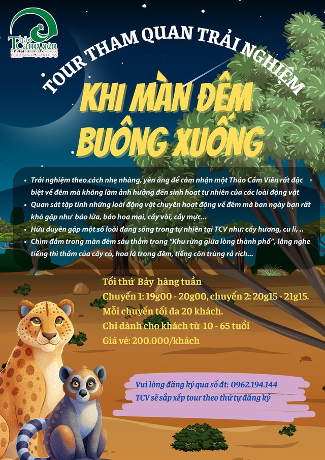 Thảo Cầm Viên chính thức tung tour đêm, 1 trải nghiệm "độc nhất vô nhị" chưa từng có nhưng giá vé thế nào?- Ảnh 1.