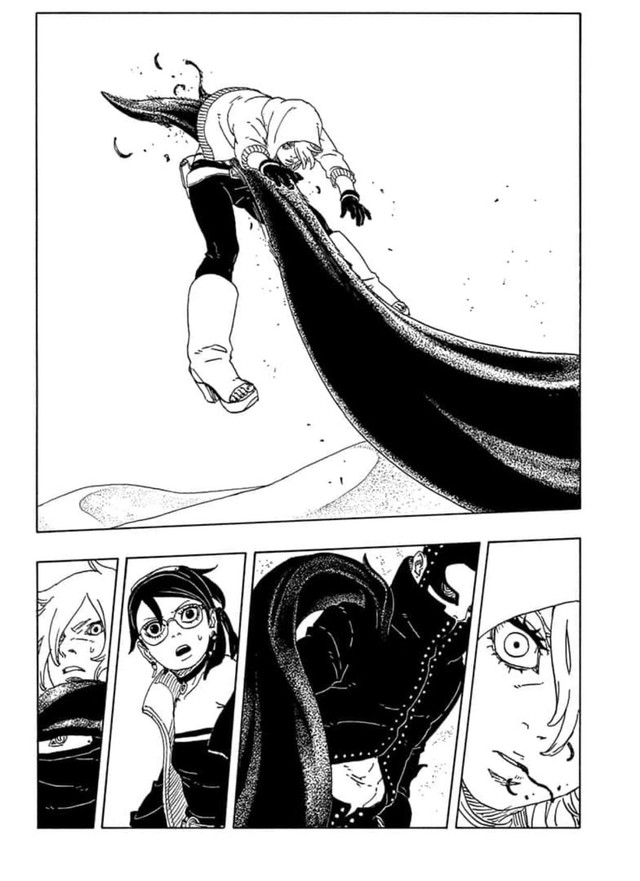Boruto giải phóng Mangekyo Sharingan của Sarada và tiết lộ sức mạnh của nó- Ảnh 1.