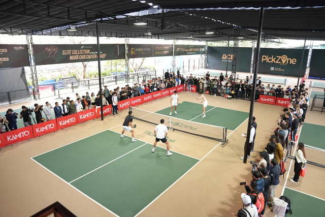 Visual "đỉnh nóc kịch trần" của Lý Hoàng Nam trong ngày đối đầu với tay vợt pickleball top 1 U17 thế giới- Ảnh 10.