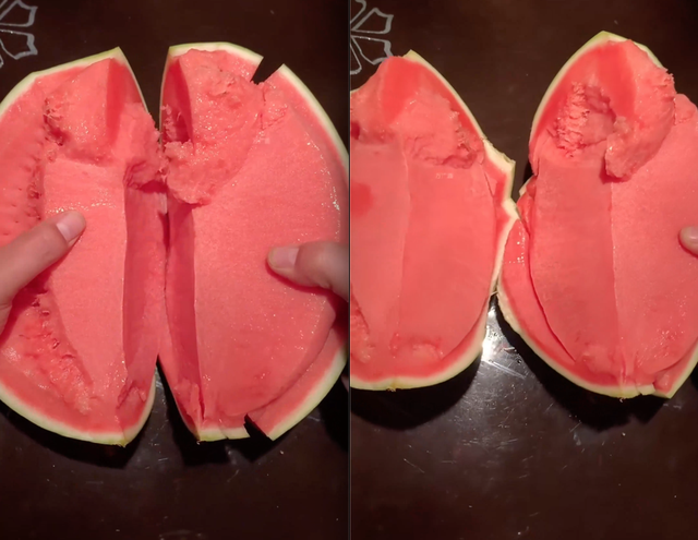 Hình ảnh quả dưa hấu có phần ruột quá hoàn hảo khiến nhiều người nhất quyết không tin nó thật sự tồn tại- Ảnh 2. Hình ảnh quả dưa hấu có phần ruột quá hoàn hảo khiến nhiều người nhất quyết không tin nó thật sự tồn tại- Ảnh 2.