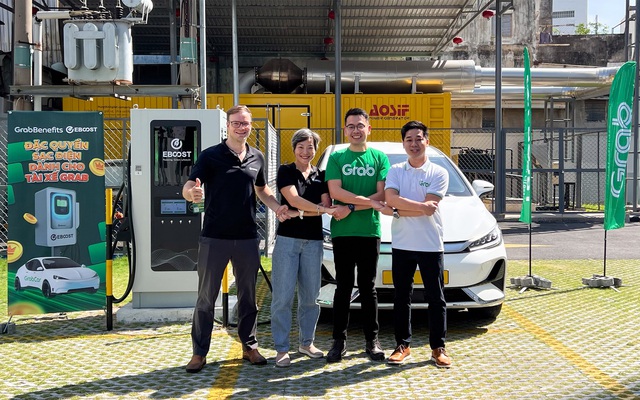EBOOST và Grab Việt Nam hợp tác nhằm tiên phong thúc đẩy giao thông xanh- Ảnh 1.