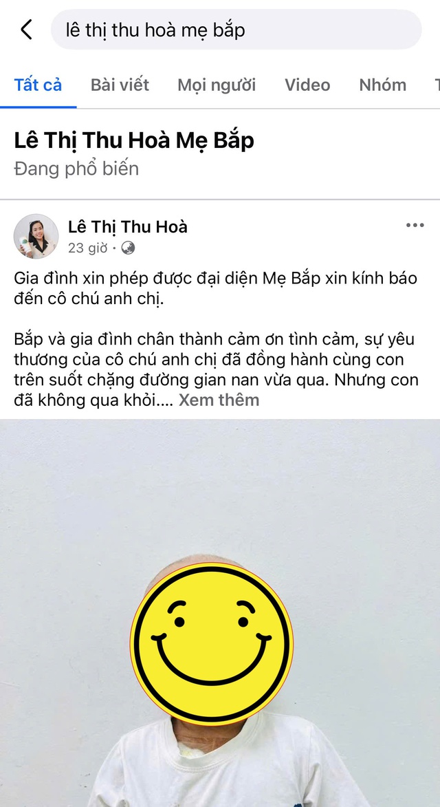 Động thái đáng chú ý của Thu Hòa sau khi bé Bắp qua đời- Ảnh 1.