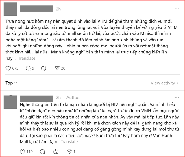 Người chứng kiến vụ việc ở Vạn Hạnh Mall lên tiếng, dân mạng tranh luận: "Cần nâng cao nhận thức về cấp cứu tâm thần"- Ảnh 3.
