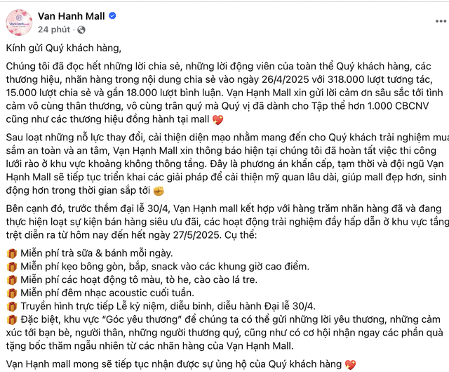 Thông tin mới nhất của Vạn Hạnh Mall sau khi hoàn thành lắp lưới an toàn khẩn cấp- Ảnh 5.