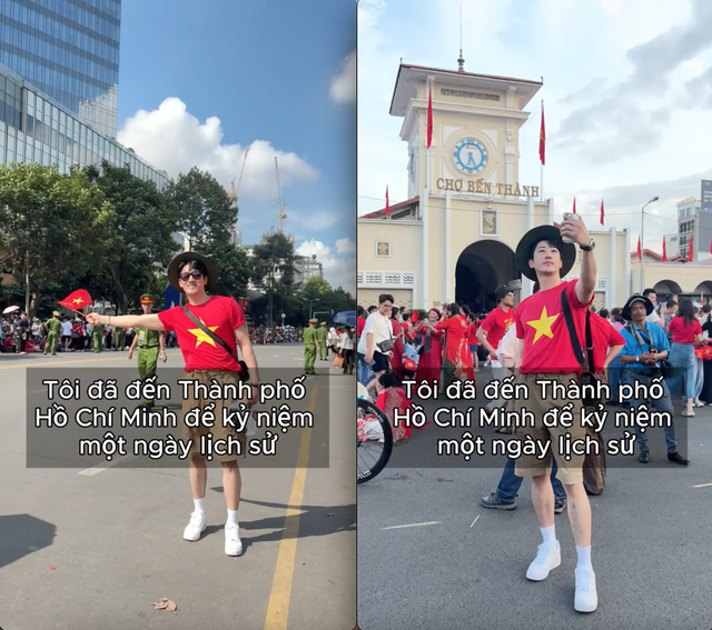 Du khách Hàn vội vã bay đến TP.HCM để được tận mắt xem diễu binh, nhìn trang cá nhân ai cũng cảm mến- Ảnh 1. Du khách Hàn vội vã bay đến TP.HCM để được tận mắt xem diễu binh, nhìn trang cá nhân ai cũng cảm mến- Ảnh 1.