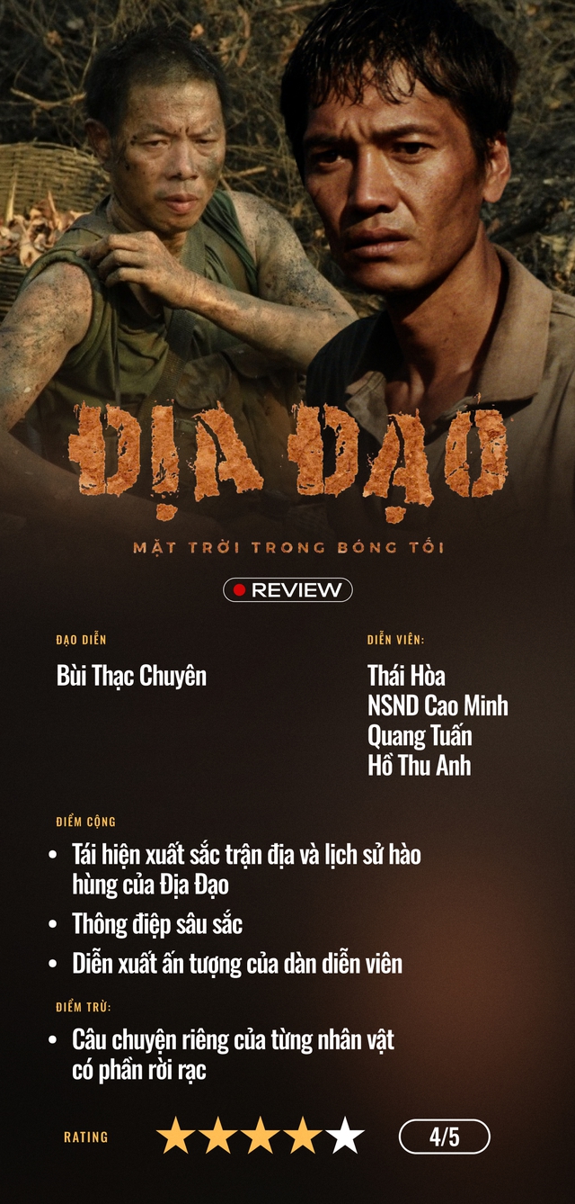 Địa Đạo: Mặt Trời Trong Bóng Tối – Cuộc chiến không ánh mặt trời vẫn rực cháy tinh thần dân tộc- Ảnh 7.
