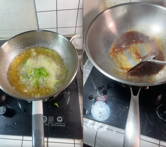 Cô gái không dùng dao vẫn thái thoăn thoắt miếng thịt "bự chảng", netizen không tin vào mắt khi nhìn thứ cô cầm trên tay- Ảnh 4.