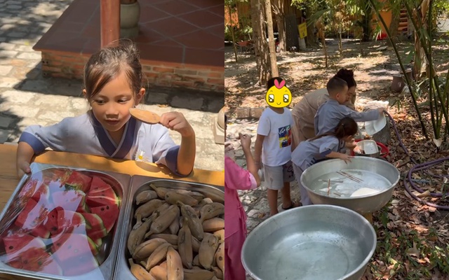 Nhìn cách Lisa - Leon hành động khi đi thiền viện, netizen xuýt xoa khen ngợi cách dạy con của Hồ Ngọc Hà- Ảnh 2.