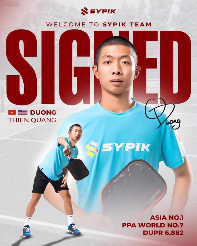 Quang Dương – thần đồng Pickleball gốc Việt có bước ngoặt mới trong sự nghiệp- Ảnh 1.