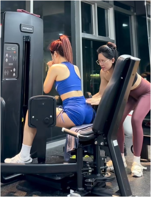Sau cú sốc tình cảm, Ngọc Kem chăm độ body, thường xuyên "checkin" phòng gym khoe ba vòng cực "cháy"- Ảnh 2.