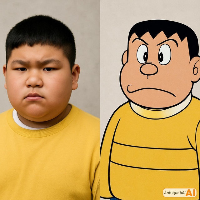 Dàn nhân vật hoạt hình Doraemon hóa người thật: Shizuka đẹp hơn bản gốc, 1 cái tên như xé truyện bước ra- Ảnh 4. Dàn nhân vật hoạt hình Doraemon hóa người thật: Shizuka đẹp hơn bản gốc, 1 cái tên như xé truyện bước ra- Ảnh 4.