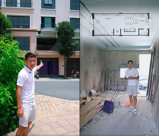 Tuyển thủ Việt Nam khoe biệt thự hạng sang bề thế sắp hoàn thiện, độ hoành tráng không kém nhà Văn Hậu, Thành Chung- Ảnh 1. Tuyển thủ Việt Nam khoe biệt thự hạng sang bề thế sắp hoàn thiện, độ hoành tráng không kém nhà Văn Hậu, Thành Chung- Ảnh 1.
