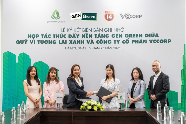 Hợp lực vì môi trường: Quỹ "Vì tương lai xanh" và VCCorp chung tay kết nối với giới trẻ- Ảnh 1. Hợp lực vì môi trường: Quỹ "Vì tương lai xanh" và VCCorp chung tay kết nối với giới trẻ- Ảnh 1.
