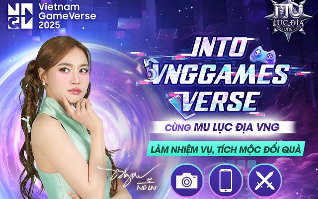 MU Lục Địa VNG cùng Diễn viên Ninh Dương Lan Ngọc xuất hiện tại GameVerse 2025- Ảnh 1.