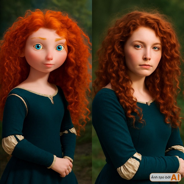 Dàn nhân vật hoạt hình Pixar hoá người thật: 1 nàng công chúa gây sốc vì xinh đẹp hơn cả bản gốc- Ảnh 1.