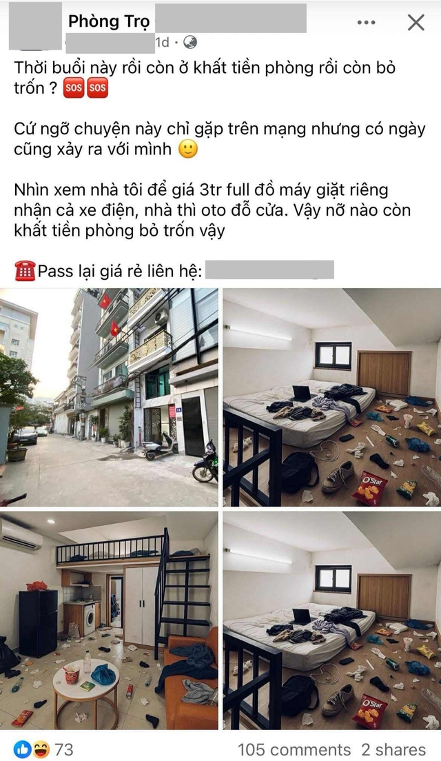 Dùng AI để dựng kịch bản một vụ bùng tiền phòng trọ, bỏ trốn ở Hà Nội gây bức xúc- Ảnh 1. Dùng AI để dựng kịch bản một vụ bùng tiền phòng trọ, bỏ trốn ở Hà Nội gây bức xúc- Ảnh 1.