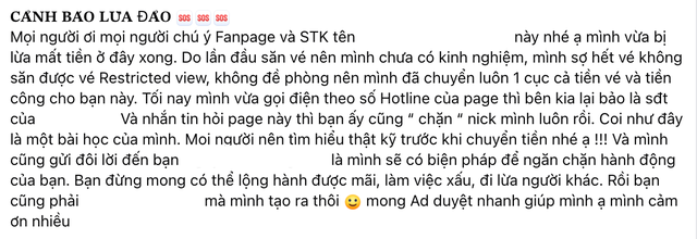 Vé concert BLACKPINK bị đội giá gấp 10 lần, cảnh báo lừa đảo tràn lan nhưng vẫn có người dính bẫy- Ảnh 8.