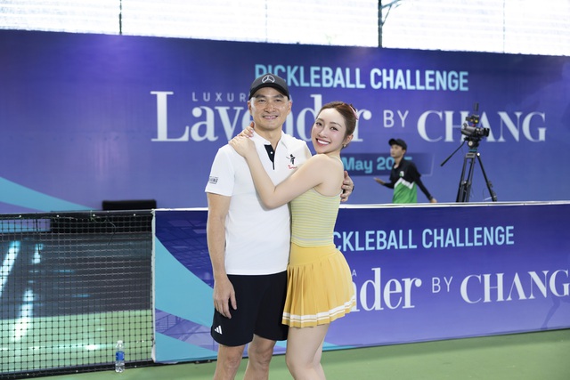 Giải pickleball Vbiz: Hiền Hồ ẵm cúp vô địch, Bảo Thy - tình cũ Hoa hậu Hương Giang thi đấu rực lửa!- Ảnh 5. Giải pickleball Vbiz: Hiền Hồ ẵm cúp vô địch, Bảo Thy - tình cũ Hoa hậu Hương Giang thi đấu rực lửa!- Ảnh 5.