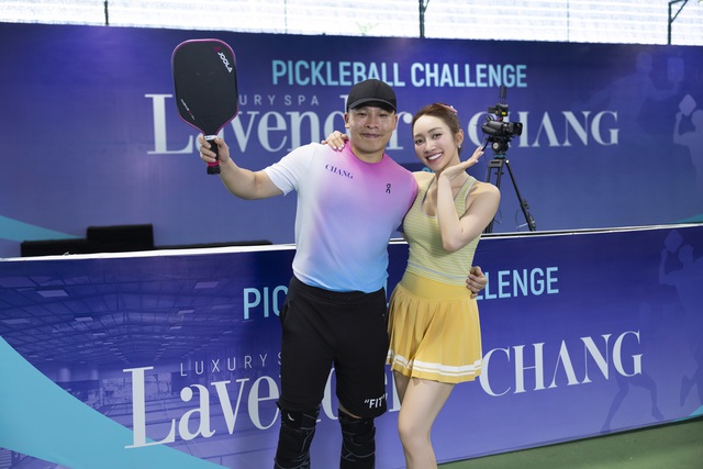 Giải pickleball Vbiz: Hiền Hồ ẵm cúp vô địch, Bảo Thy - tình cũ Hoa hậu Hương Giang thi đấu rực lửa!- Ảnh 3. Giải pickleball Vbiz: Hiền Hồ ẵm cúp vô địch, Bảo Thy - tình cũ Hoa hậu Hương Giang thi đấu rực lửa!- Ảnh 3.
