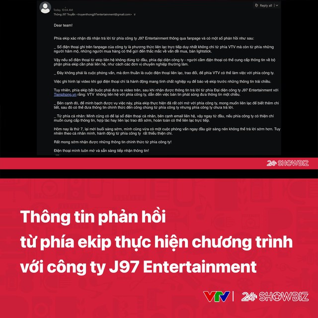 VTV tiếp tục phản hồi Công ty J97: Đã cởi mở nhưng đối phương "rất thiếu thiện chí"- Ảnh 1.