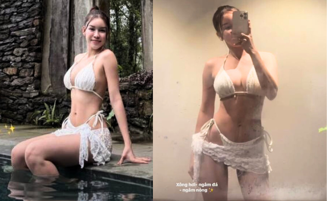 Nóng hơn mùa hè, Yến Xuân - vợ Lâm Tây tung ảnh bikini hậu sinh con: Body cực "cháy", sexy nhất dàn WAGs Việt!- Ảnh 1. Nóng hơn mùa hè, Yến Xuân - vợ Lâm Tây tung ảnh bikini hậu sinh con: Body cực "cháy", sexy nhất dàn WAGs Việt!- Ảnh 1.