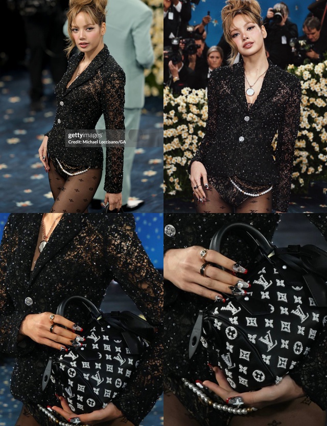 Lisa debut Met Gala: "Cháy" từng milimet, thoát kiếp bị chê nhạt so với hội chị em BLACKPINK nhờ chi tiết hở gây tranh cãi- Ảnh 3. Lisa debut Met Gala: "Cháy" từng milimet, thoát kiếp bị chê nhạt so với hội chị em BLACKPINK nhờ chi tiết hở gây tranh cãi- Ảnh 3.