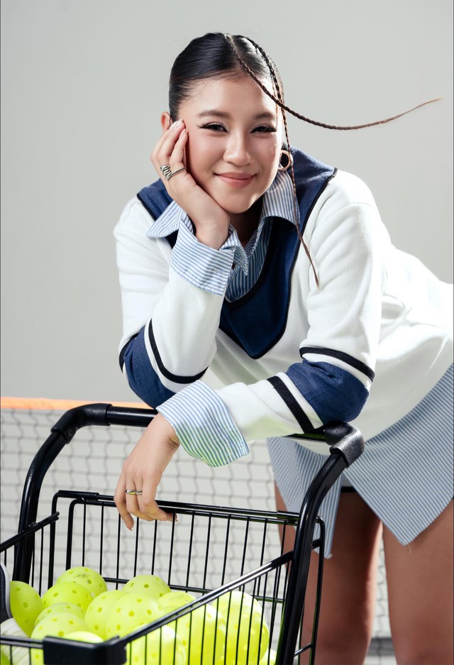 Không thể nhận ra Trương Vinh Hiển và Sophia Huỳnh Trần, hai tay vợt pickleball lột xác- Ảnh 1.