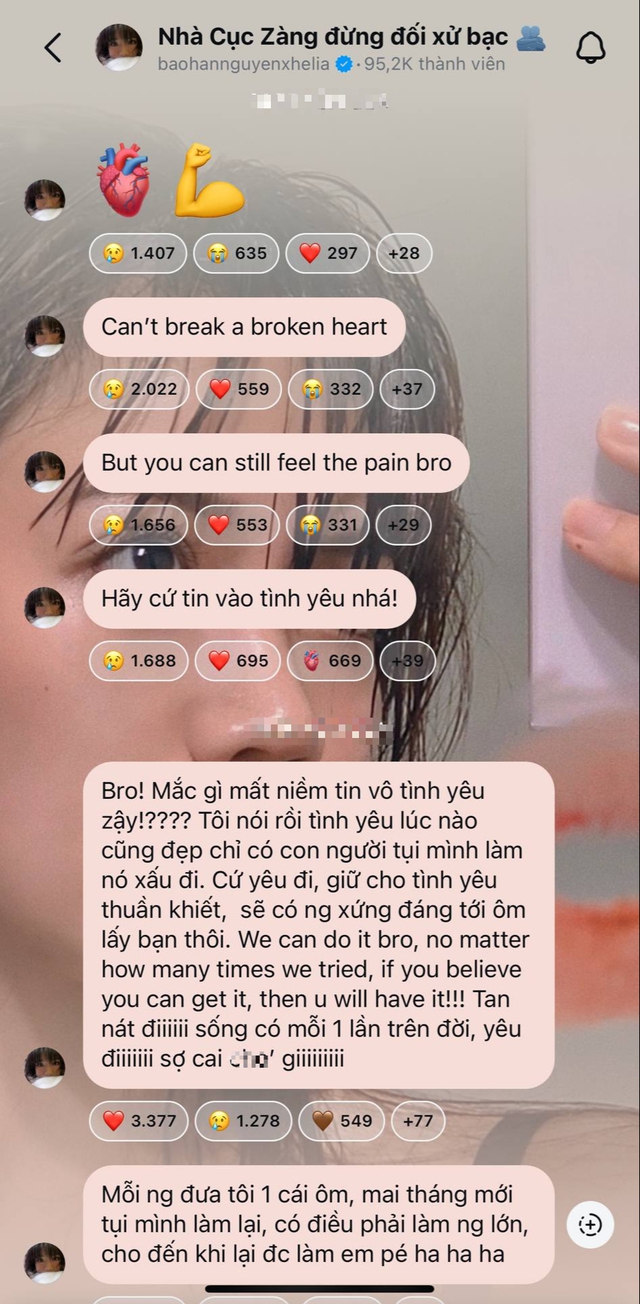 Fan ngỡ ngàng về chuyện tình tưởng đẹp như tranh, hot girl viết gì trong nhóm kín?- Ảnh 2. Fan ngỡ ngàng về chuyện tình tưởng đẹp như tranh, hot girl viết gì trong nhóm kín?- Ảnh 2.