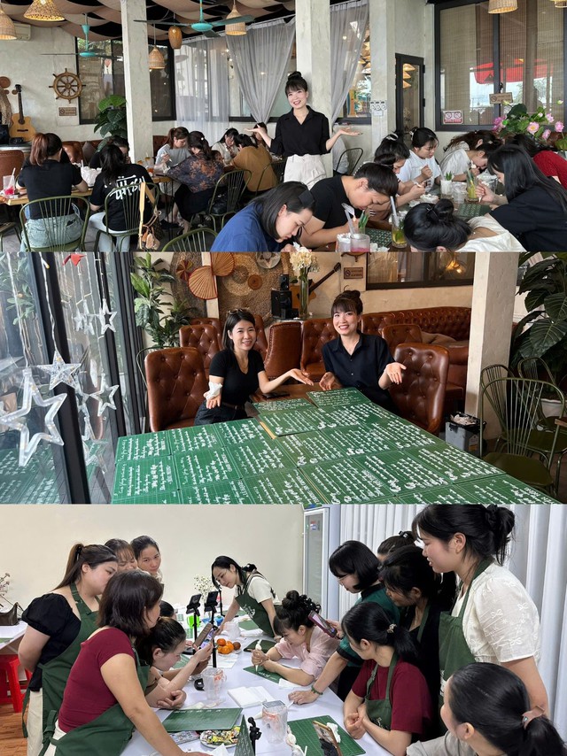Cô gái 9x chinh phục người xem bằng những dòng chữ ngọt ngào trên bánh- Ảnh 4. Cô gái 9x chinh phục người xem bằng những dòng chữ ngọt ngào trên bánh- Ảnh 4.