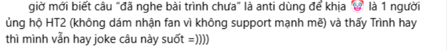 “Nghe bài TRÌNH chưa?” - Thế hệ cợt nhả biến bài rap diss của HIEUTHUHAI thành trò đùa toxic nhất Vpop- Ảnh 13.