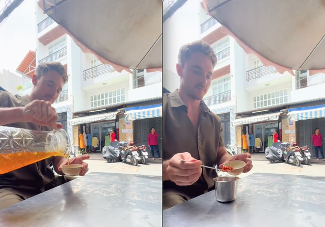 Khách Tây ăn thử 1 món bánh mì "rất lạ", dân mạng Việt sửng sốt vì có người "lần đầu nghe tên"- Ảnh 1. Khách Tây ăn thử 1 món bánh mì "rất lạ", dân mạng Việt sửng sốt vì có người "lần đầu nghe tên"- Ảnh 1.
