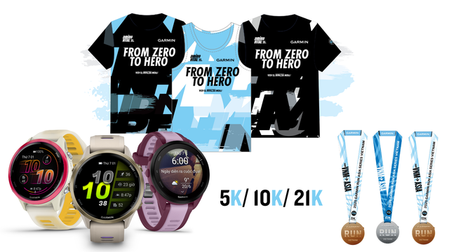 Garmin Run Vietnam 2025: Lần đầu tiên ra mắt hạng mục chạy đôi "Couple Run"- Ảnh 3. Garmin Run Vietnam 2025: Lần đầu tiên ra mắt hạng mục chạy đôi "Couple Run"- Ảnh 3.