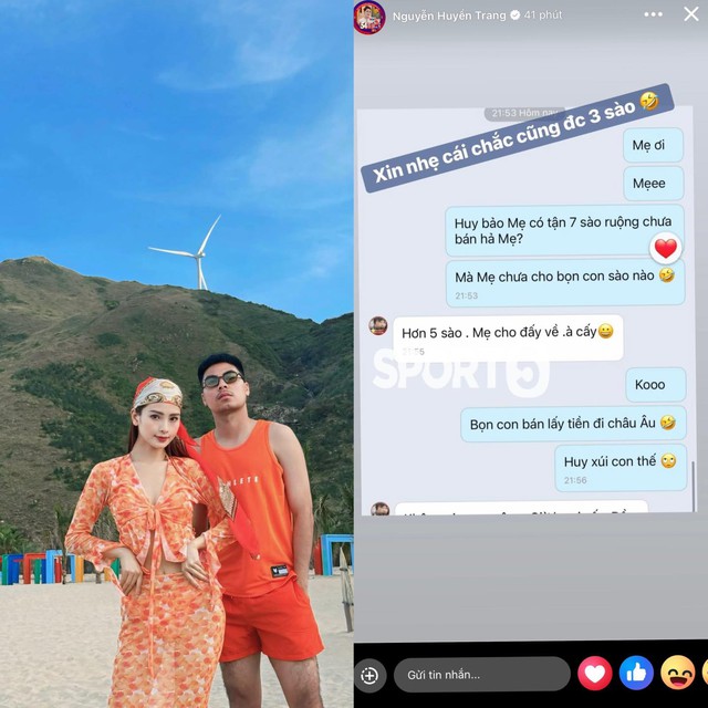 MC Huyền Trang Mù Tạt bị dân mạng chê “sống ảo”, “cợt nhả” với mẹ của bạn trai cầu thủ- Ảnh 1.