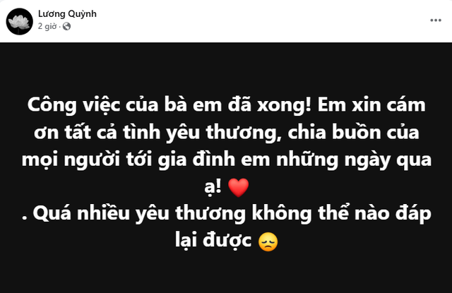 Quỳnh Lương tiễn biệt bà ngoại qua đời vì uống phải thuốc giả, nói 1 câu ai cũng xót xa- Ảnh 3. Quỳnh Lương tiễn biệt bà ngoại qua đời vì uống phải thuốc giả, nói 1 câu ai cũng xót xa- Ảnh 3.