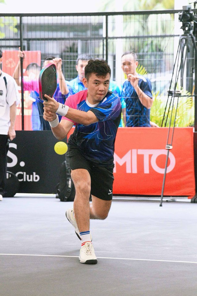 Lý Hoàng Nam so tài pickleball với sao trẻ Tống Nhật Minh vừa thắng VĐV top2 châu Á, khán giả "há hốc" với loạt skill- Ảnh 3.