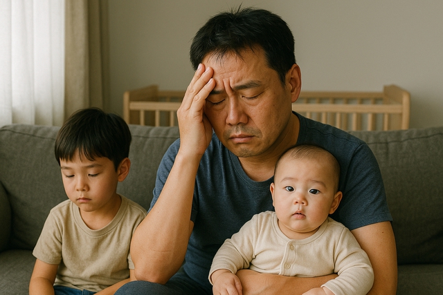 Chuyện khó tin của ông bố 2 con nhận chẩn đoán "trầm cảm sau sinh" và định kiến xã hội về việc chăm trẻ- Ảnh 2.