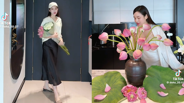 Hoa hậu Đỗ Hà ngày càng ra dáng dâu hào môn, làm 1 việc gần 1 triệu người dán mắt xem không rời- Ảnh 2. Hoa hậu Đỗ Hà ngày càng ra dáng dâu hào môn, làm 1 việc gần 1 triệu người dán mắt xem không rời- Ảnh 2.