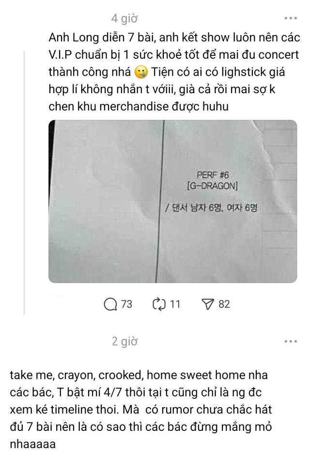 Lộ setlist 7 bài G-Dragon sẽ biểu diễn, “thánh ca” của BIGBANG sẽ vang lên tại Mỹ Đình?- Ảnh 7.