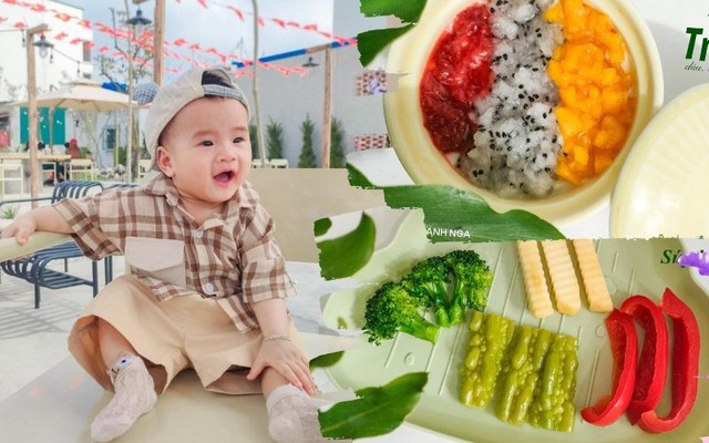Mẹ Thái Bình nấu món ăn dặm thuận theo con khiến hàng nghìn mẹ bỉm ngạc nhiên: "9 tháng mà ăn thô giỏi quá!"- Ảnh 1. Mẹ Thái Bình nấu món ăn dặm thuận theo con khiến hàng nghìn mẹ bỉm ngạc nhiên: "9 tháng mà ăn thô giỏi quá!"- Ảnh 1.