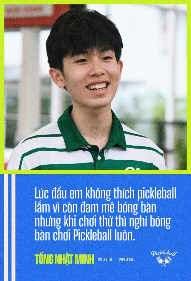Hiện tượng Pickleball 17 tuổi Tống Nhật Minh: Từng bị ép cầm vợt mà giờ "quật ngã" cả top 2 châu Á- Ảnh 2. Hiện tượng Pickleball 17 tuổi Tống Nhật Minh: Từng bị ép cầm vợt mà giờ "quật ngã" cả top 2 châu Á- Ảnh 2.