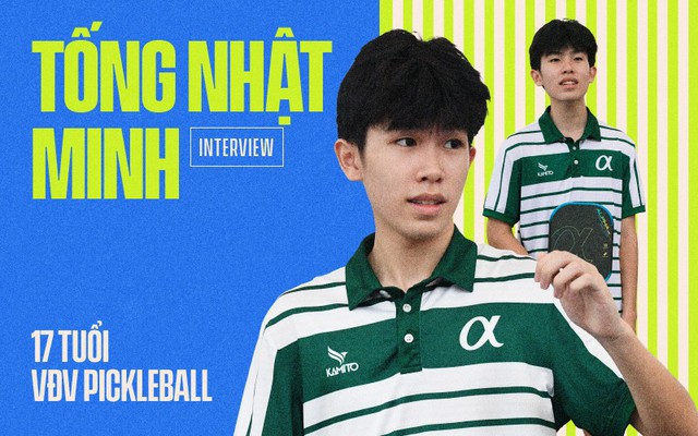 Hiện tượng Pickleball 17 tuổi Tống Nhật Minh: Từng bị ép cầm vợt mà giờ "quật ngã" cả top 2 châu Á- Ảnh 1. Hiện tượng Pickleball 17 tuổi Tống Nhật Minh: Từng bị ép cầm vợt mà giờ "quật ngã" cả top 2 châu Á- Ảnh 1.