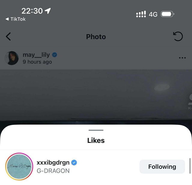 Phương Ly "sĩ tới nóc" khoe được G-Dragon thả tim, nhưng nhiều netizen tìm không thấy!- Ảnh 1. Phương Ly "sĩ tới nóc" khoe được G-Dragon thả tim, nhưng nhiều netizen tìm không thấy!- Ảnh 1.