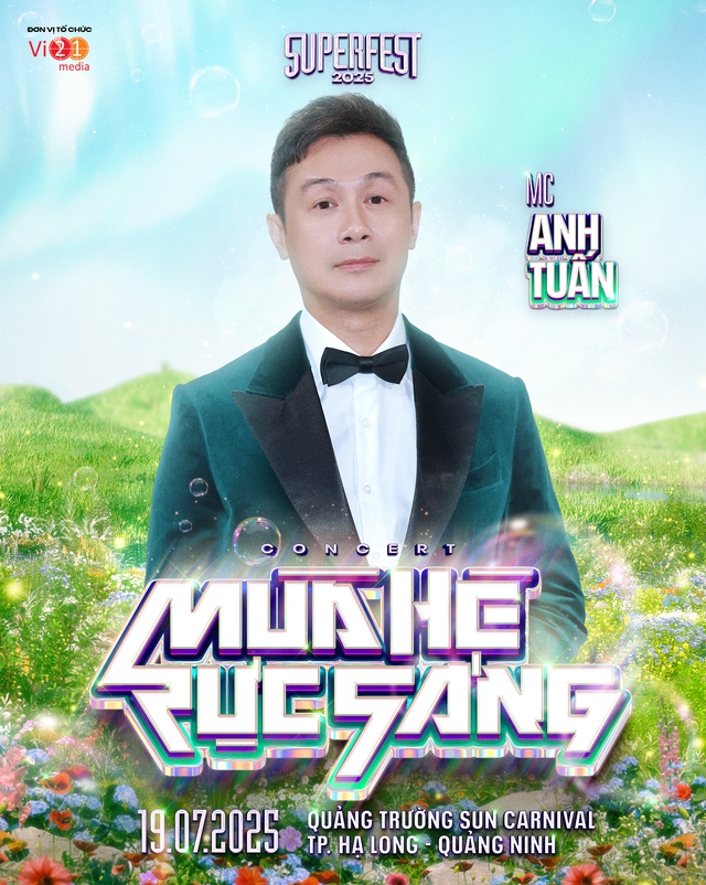 MC Anh Tuấn - Đồng Ánh Quỳnh gia nhập SUPERFEST 2025, Gai Con - Gió Em rần rần hóng đại tiệc “cháy” nhất mùa hè!- Ảnh 2.