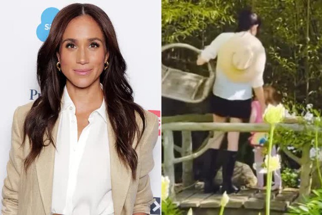 Công chúa Lilibet bất ngờ lộ diện trong video hậu trường của Meghan Markle: Chi tiết chiếc túi cầu vồng gây sốt!- Ảnh 1.
