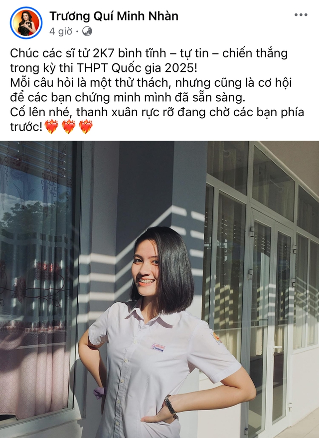 Dàn sao "tiếp lửa" dàn sĩ tử 2k7: 1 nam diễn viên trực tiếp đến cổng trường, dàn Hậu tung ảnh hiếm!- Ảnh 2. Dàn sao "tiếp lửa" dàn sĩ tử 2k7: 1 nam diễn viên trực tiếp đến cổng trường, dàn Hậu tung ảnh hiếm!- Ảnh 2.