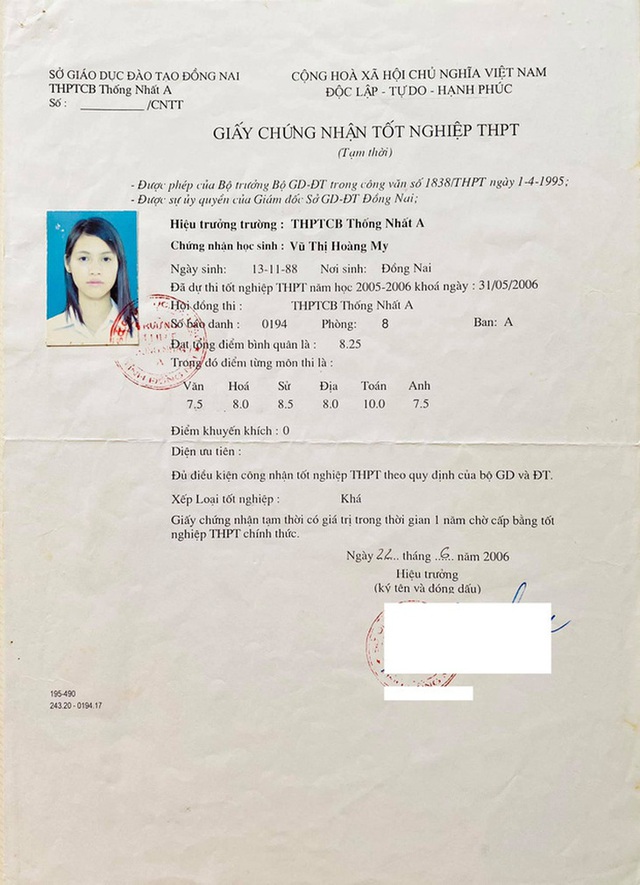 Bảng điểm thi tốt nghiệp của 1 nàng Hậu bỗng gây bão mạng: Nhìn điểm Toán mà choáng - Giỏi gì giỏi thế!- Ảnh 1. Bảng điểm thi tốt nghiệp của 1 nàng Hậu bỗng gây bão mạng: Nhìn điểm Toán mà choáng - Giỏi gì giỏi thế!- Ảnh 1.