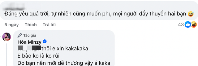 Hoà Minzy-Văn Toàn đẹp đôi sánh vai, netizen soi lời nhắn "ám muội" trên mức tình bạn- Ảnh 5. Hoà Minzy-Văn Toàn đẹp đôi sánh vai, netizen soi lời nhắn "ám muội" trên mức tình bạn- Ảnh 5.