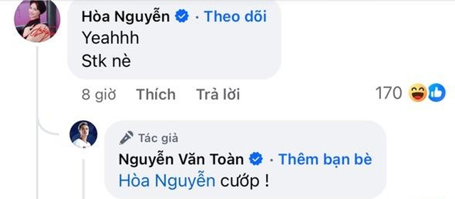 Hoà Minzy-Văn Toàn đẹp đôi sánh vai, netizen soi lời nhắn "ám muội" trên mức tình bạn- Ảnh 2. Hoà Minzy-Văn Toàn đẹp đôi sánh vai, netizen soi lời nhắn "ám muội" trên mức tình bạn- Ảnh 2.
