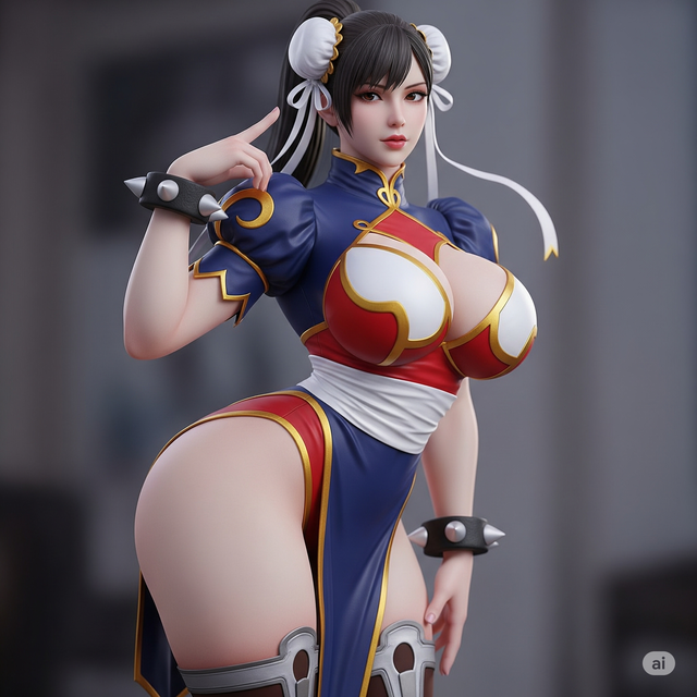 AI "tái sinh" Chun-li cực nóng bỏng, ngắm ảnh nhớ ngay về phiên bản Lê Bống từng cosplay "hot" chẳng kém!- Ảnh 7. AI "tái sinh" Chun-li cực nóng bỏng, ngắm ảnh nhớ ngay về phiên bản Lê Bống từng cosplay "hot" chẳng kém!- Ảnh 7.